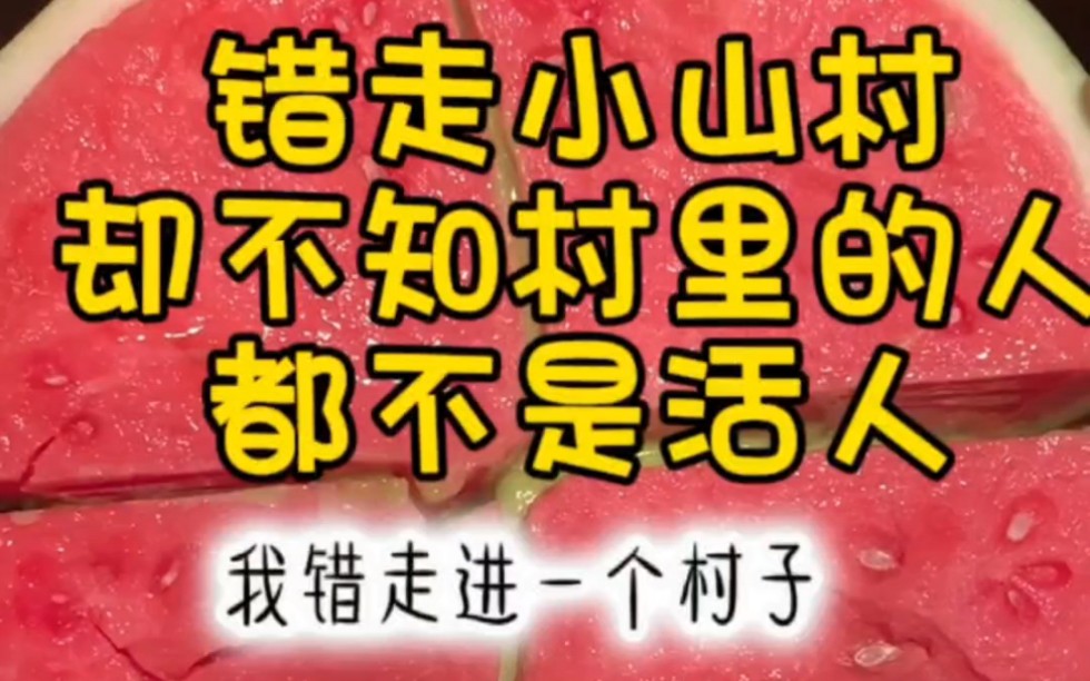 误入荒村却发现村里无活人 小说 追完不后悔 宝藏小说分享哔哩哔哩bilibili