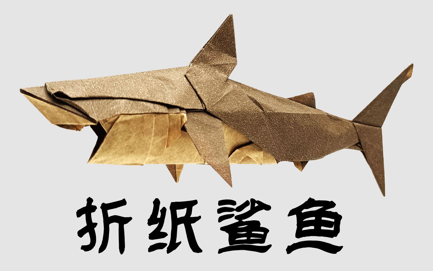 怎么折鲨鱼咬人的信封图片