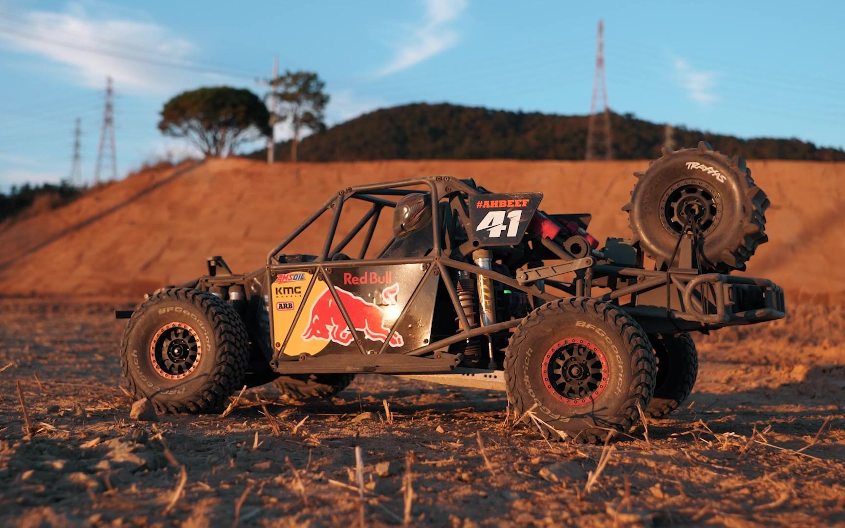 rc遥控traxxas 6s udr红牛越野车拉力赛车