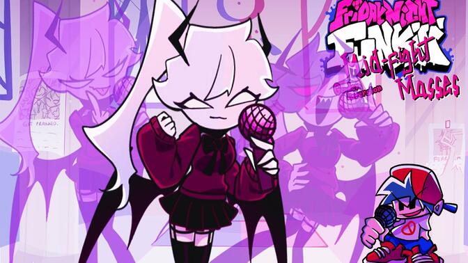 短裙配丝袜! fnf教堂修女模组! 但是mfm性别反转! 周五夜放克