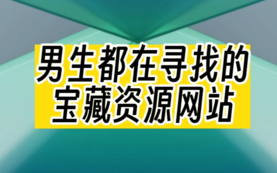 男生都在找的,宝藏资源网站!哔哩哔哩bilibili