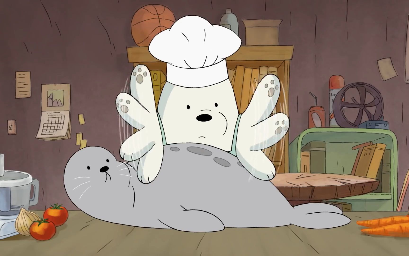 [图]【We Bare Bears】三只熊的自然的饮食