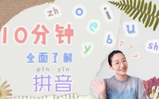 拼音教学|十分钟全面了解拼音|中文老师怎么教拼音|拼音分类朗读|拼音很有趣