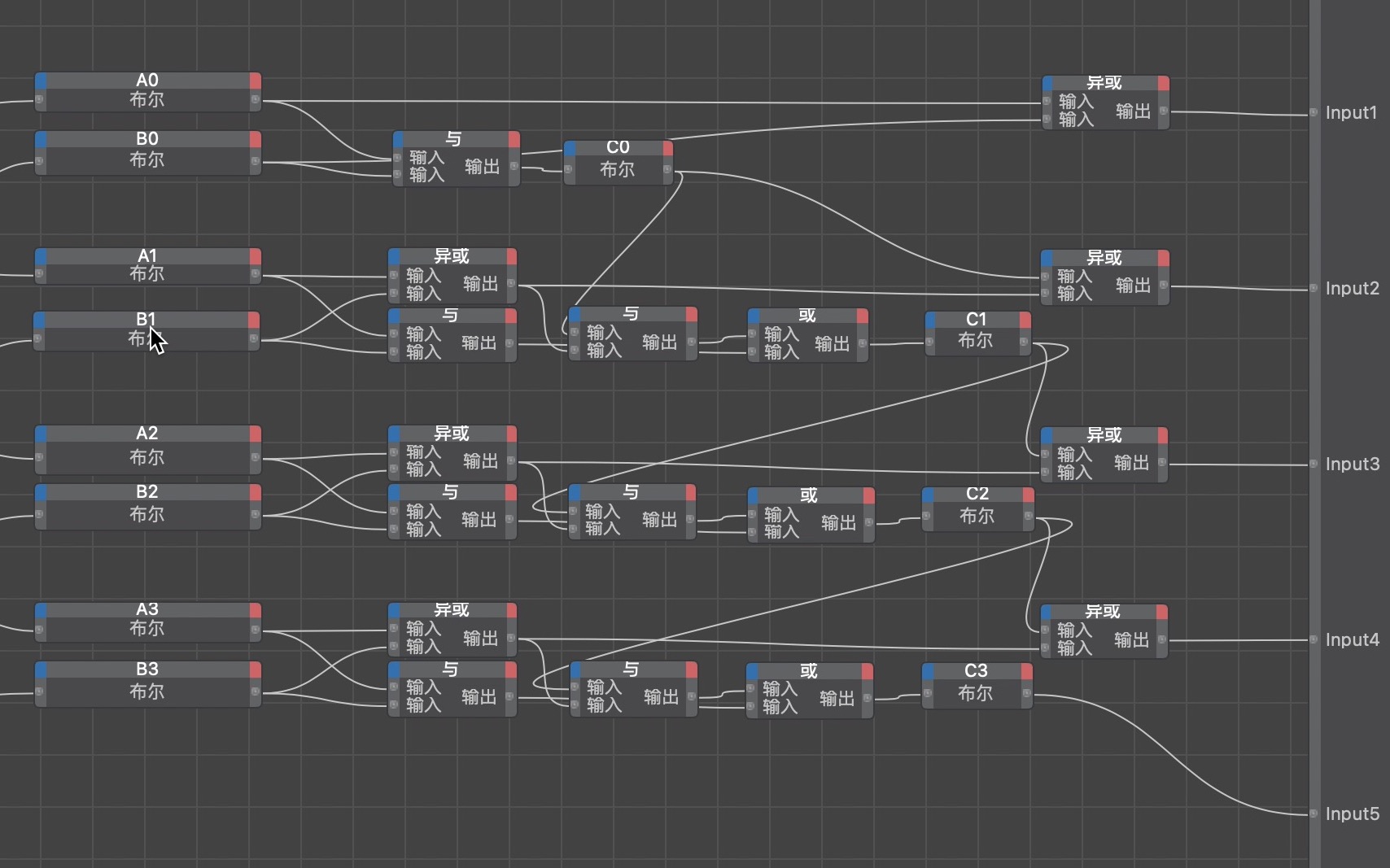 用C4D的逻辑门实现全加器哔哩哔哩bilibili