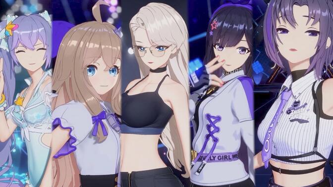 【A-SOUL】女团舞接力！！视听盛宴，不要眨眼！【直播剪辑】