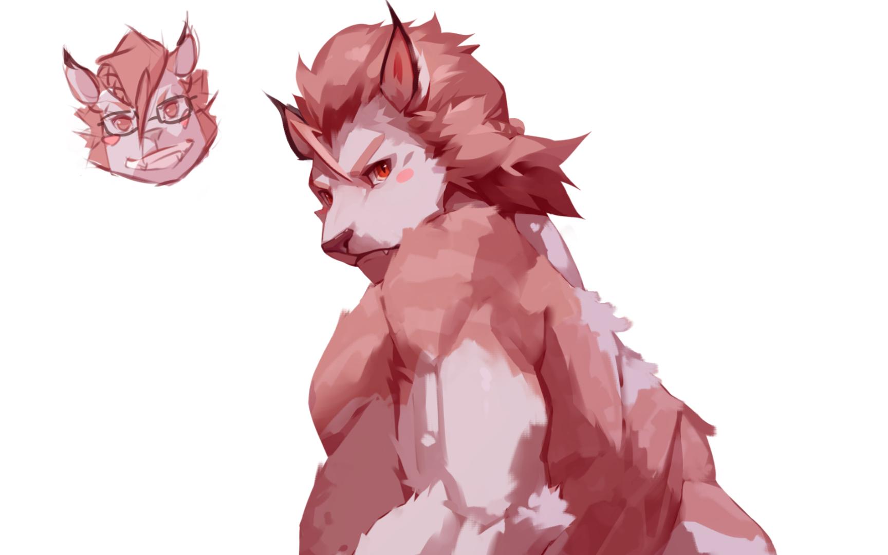 【furry】粉色大猫猫