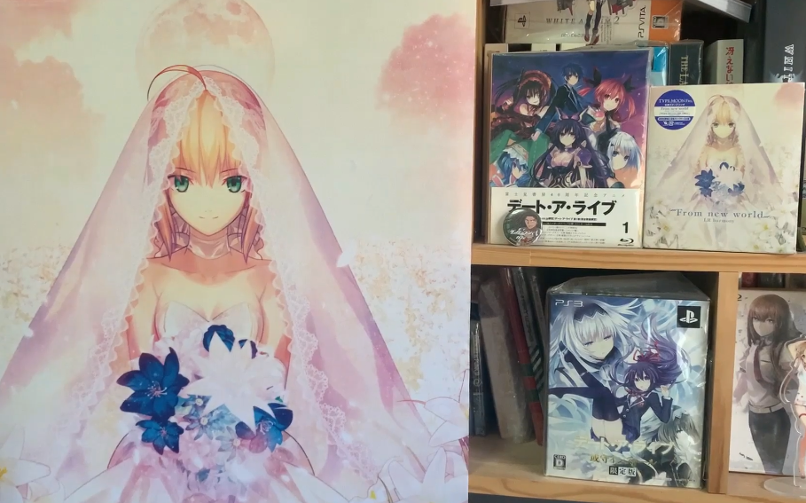 moonfate十五周年限定画册开箱returntoavalon武内崇saber花嫁纪念挂