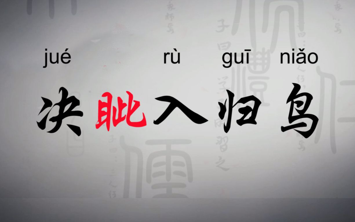 读错了要点赞决眦入归鸟的眦怎么读望岳杜甫哔哩哔哩bilibili