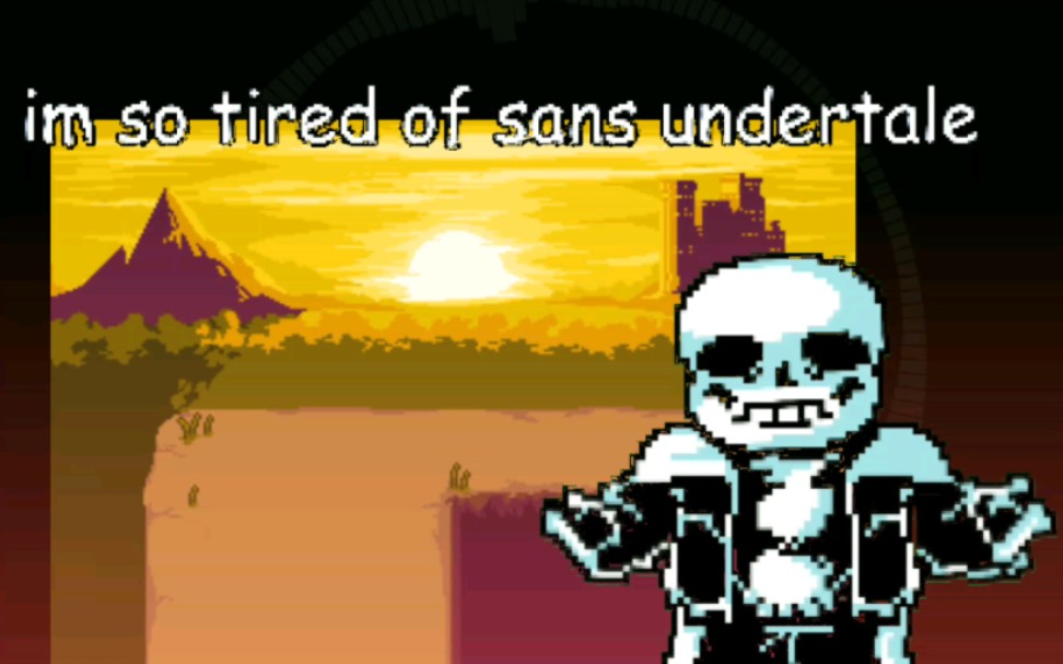 [图]【神曲/PⅤ/诈尸作】im so tired of sans undertale