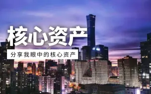 Download Video: 分享我眼中的核心资产