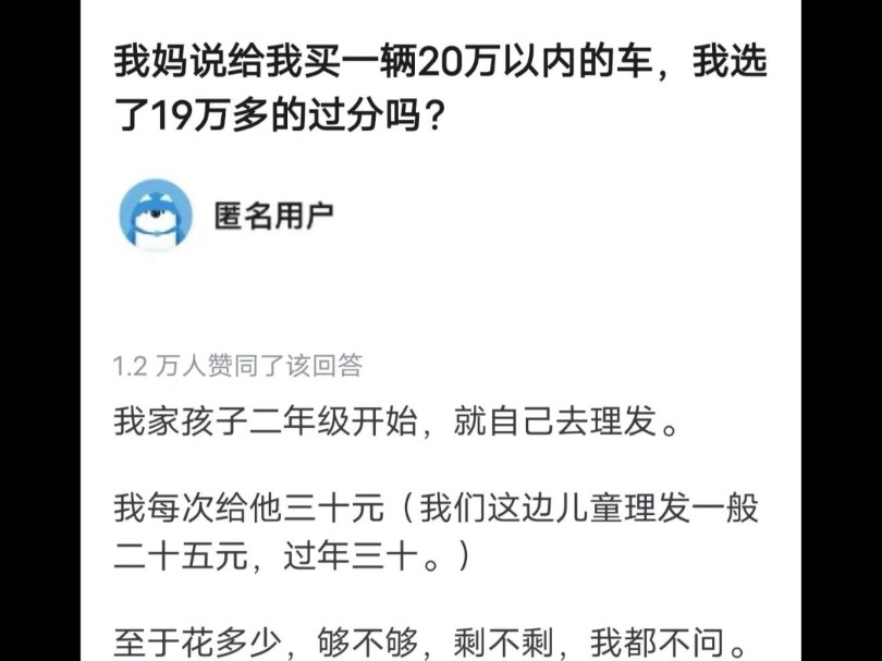 我妈说给我买一辆20万以内的车,我选了19万多的过分吗?哔哩哔哩bilibili