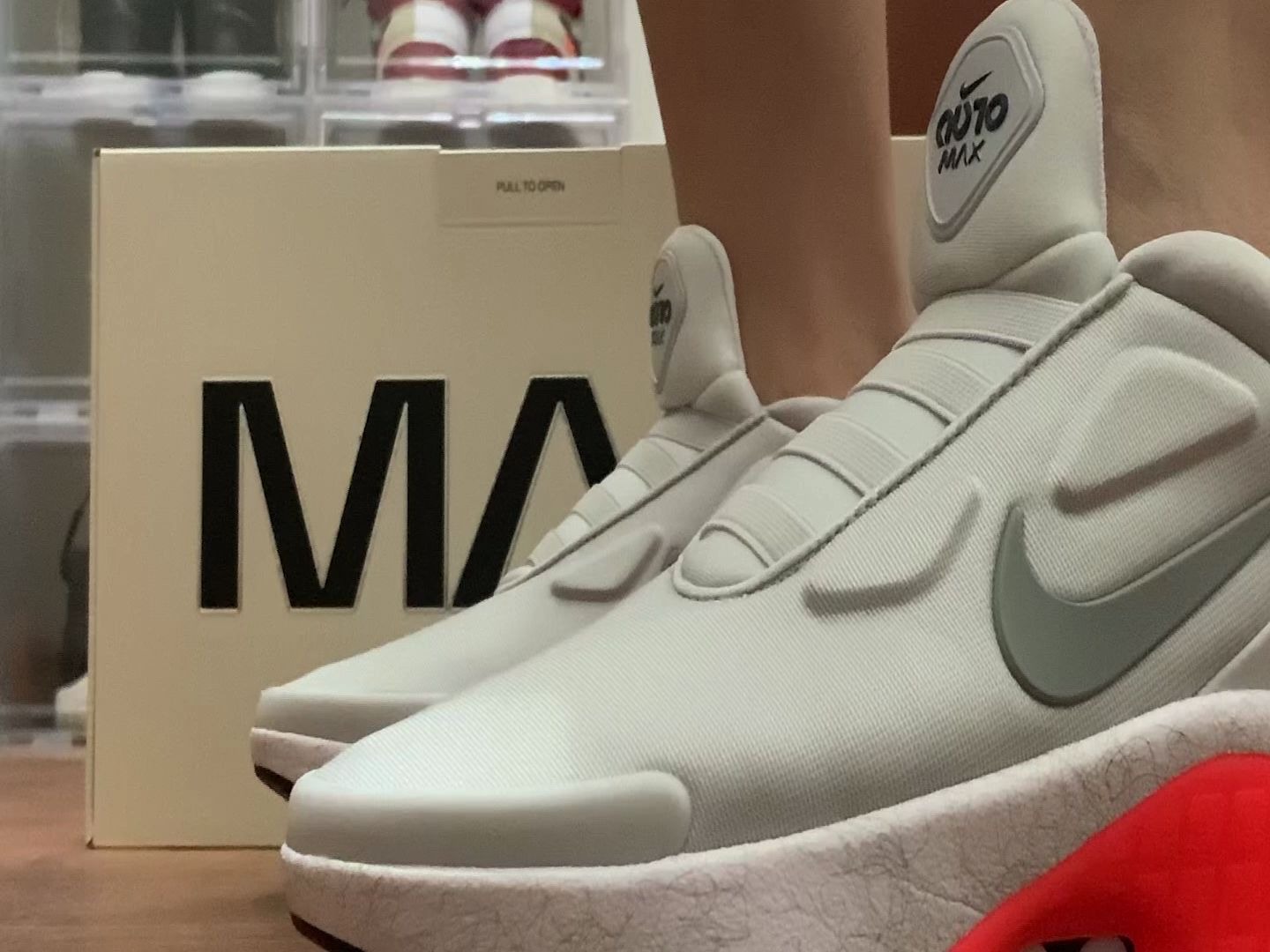 nike adapt auto max 开箱