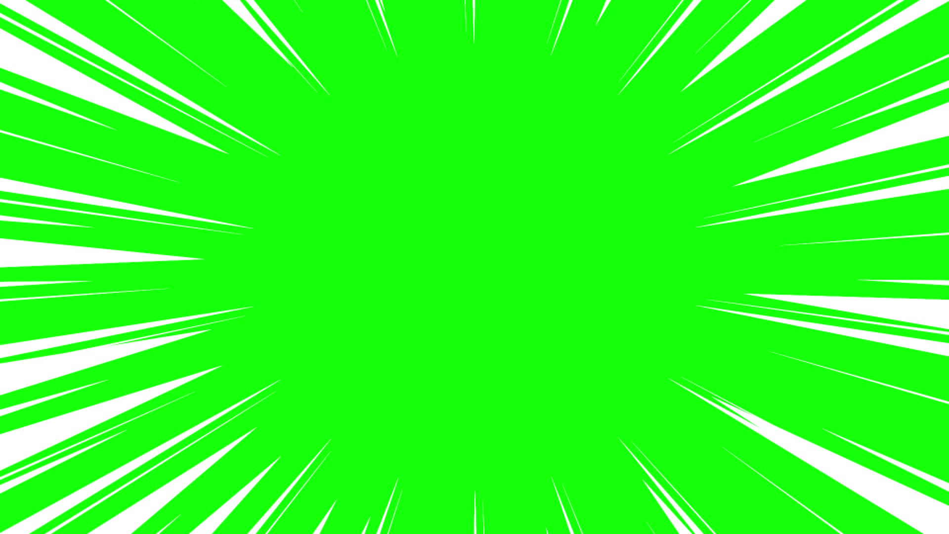 【绿幕素材】全网最全up所需的10种集中线绿幕素材免费无水印自取