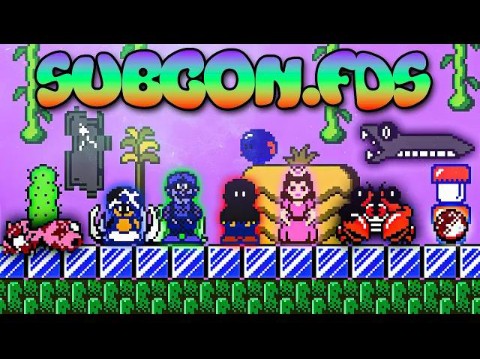 Subcon.FDS (Mario Bros. 2 Creepypasta Game) ~ Full Demo Playthrough 4K60FPS!单机游戏热门视频