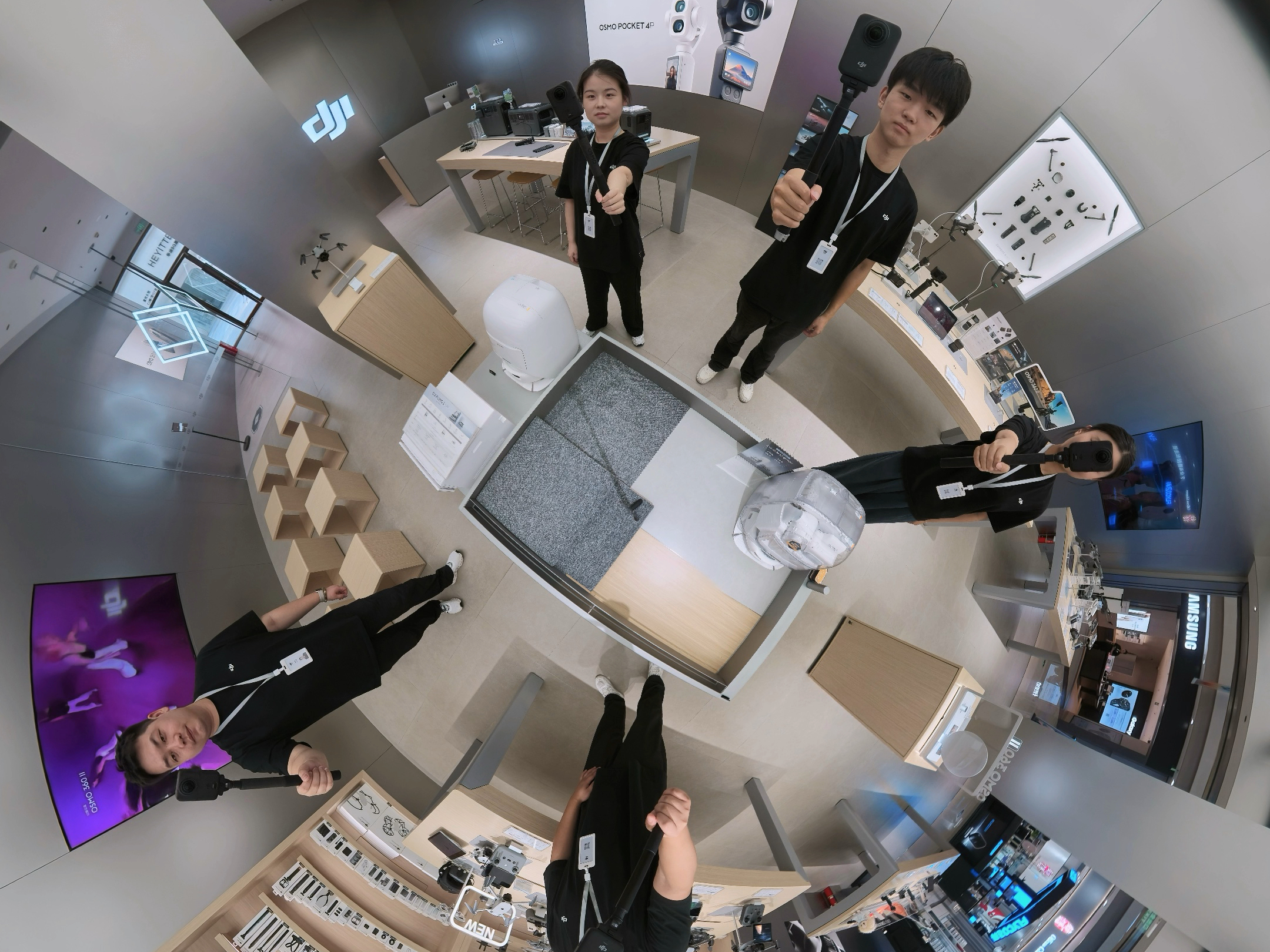 大疆360，多人趣味合拍