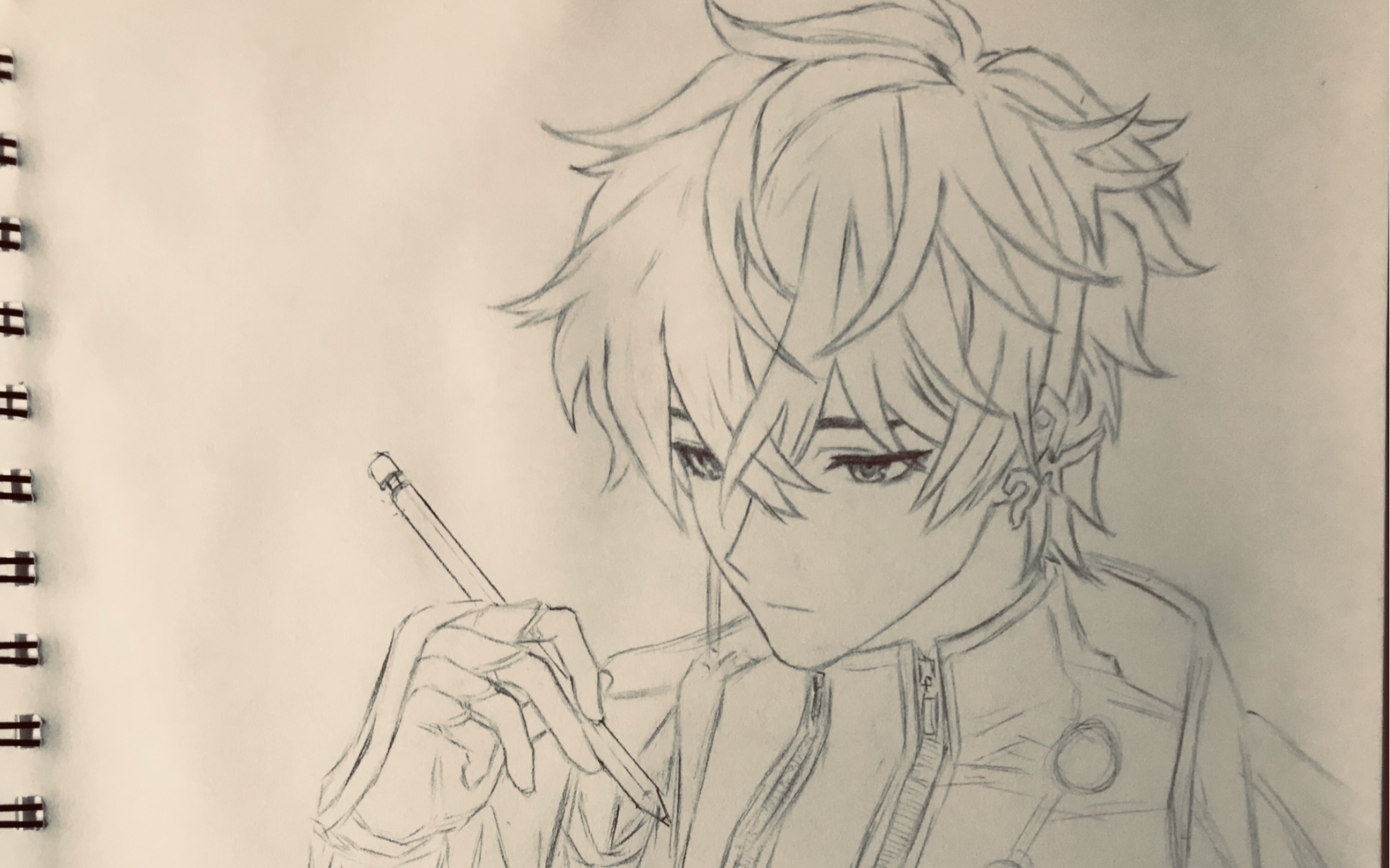 丹恒 崩坏星穹铁道 手绘铅笔稿