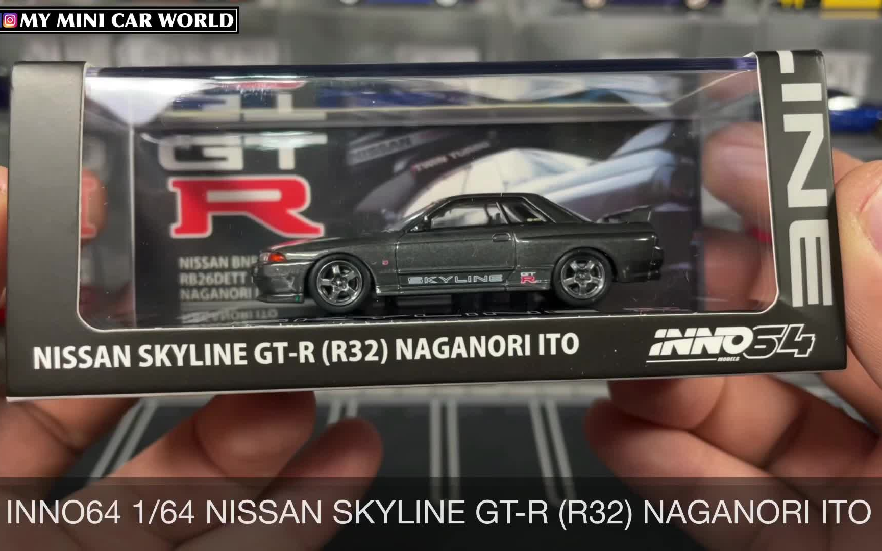 INNO64 1/64 NISSAN SKYLINE GTR (R32) NAGANORI ITO哔哩哔哩bilibili