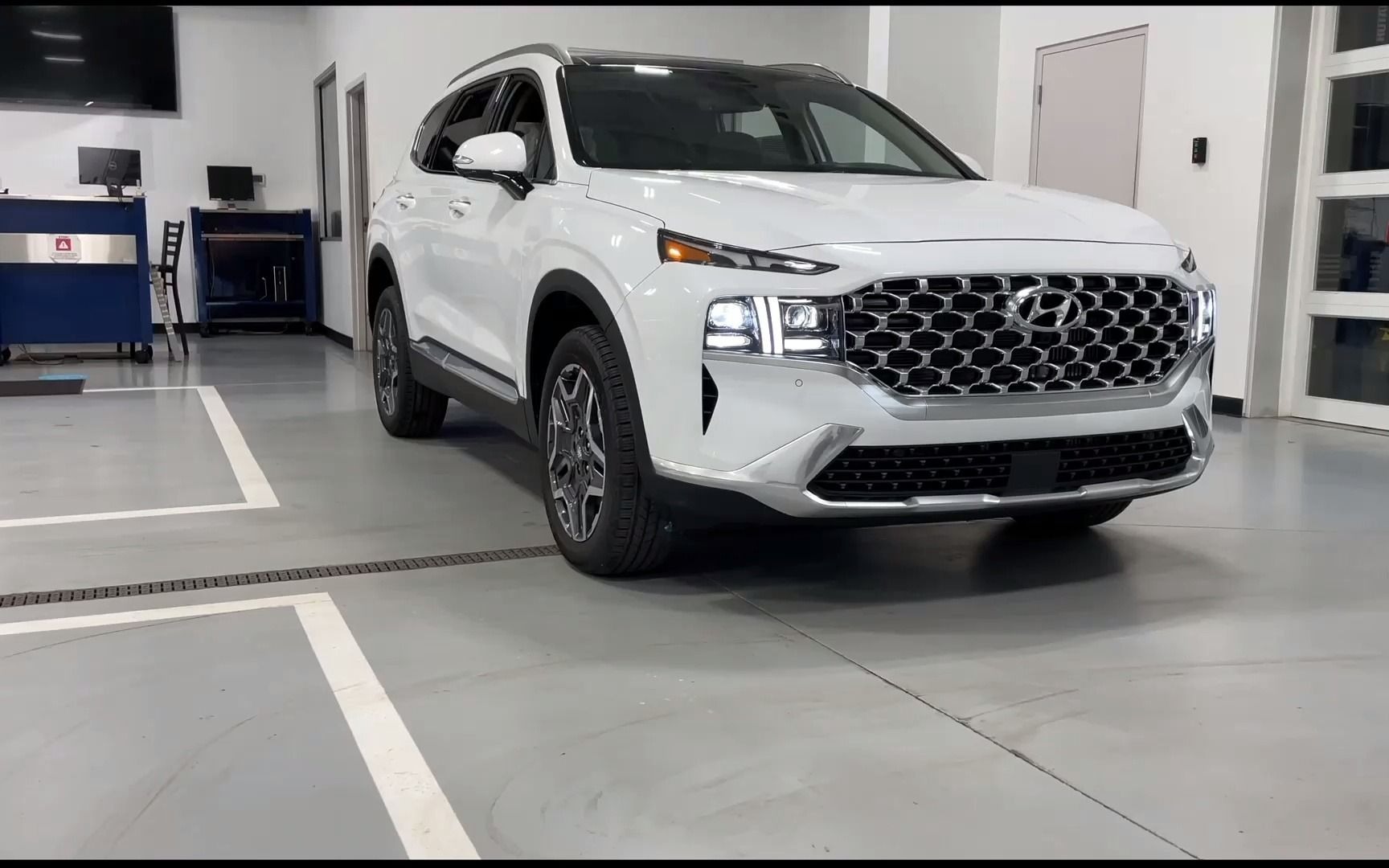 2021款现代圣达菲全方位高清实拍,非常适合家用的suv!