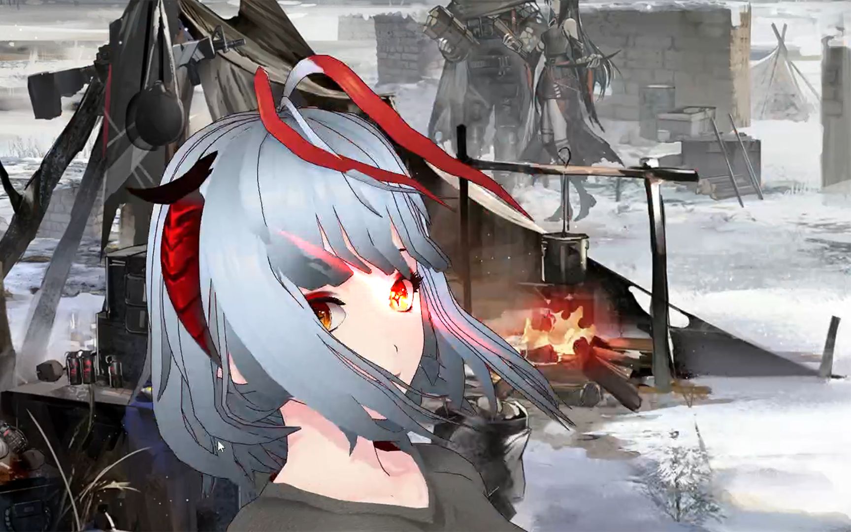 恍惚间获得时装l2d而高兴到3d化的w_哔哩哔哩bilibili_明日方舟
