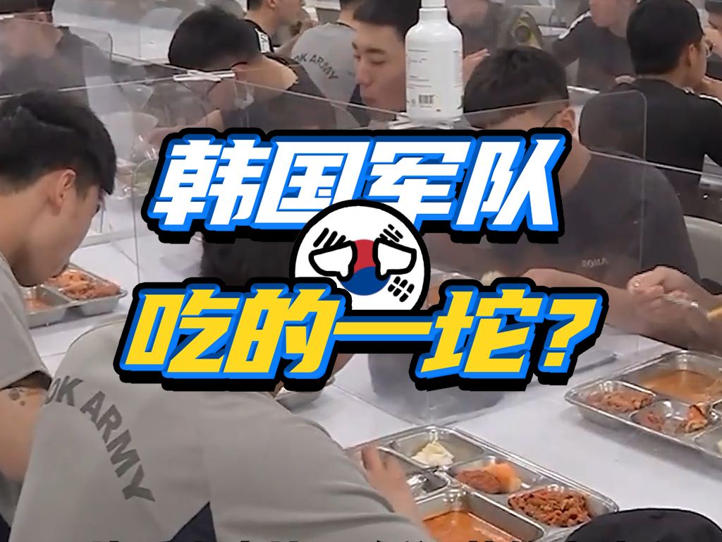 草料？猪食？韩军吃的都是些什么玩意？！