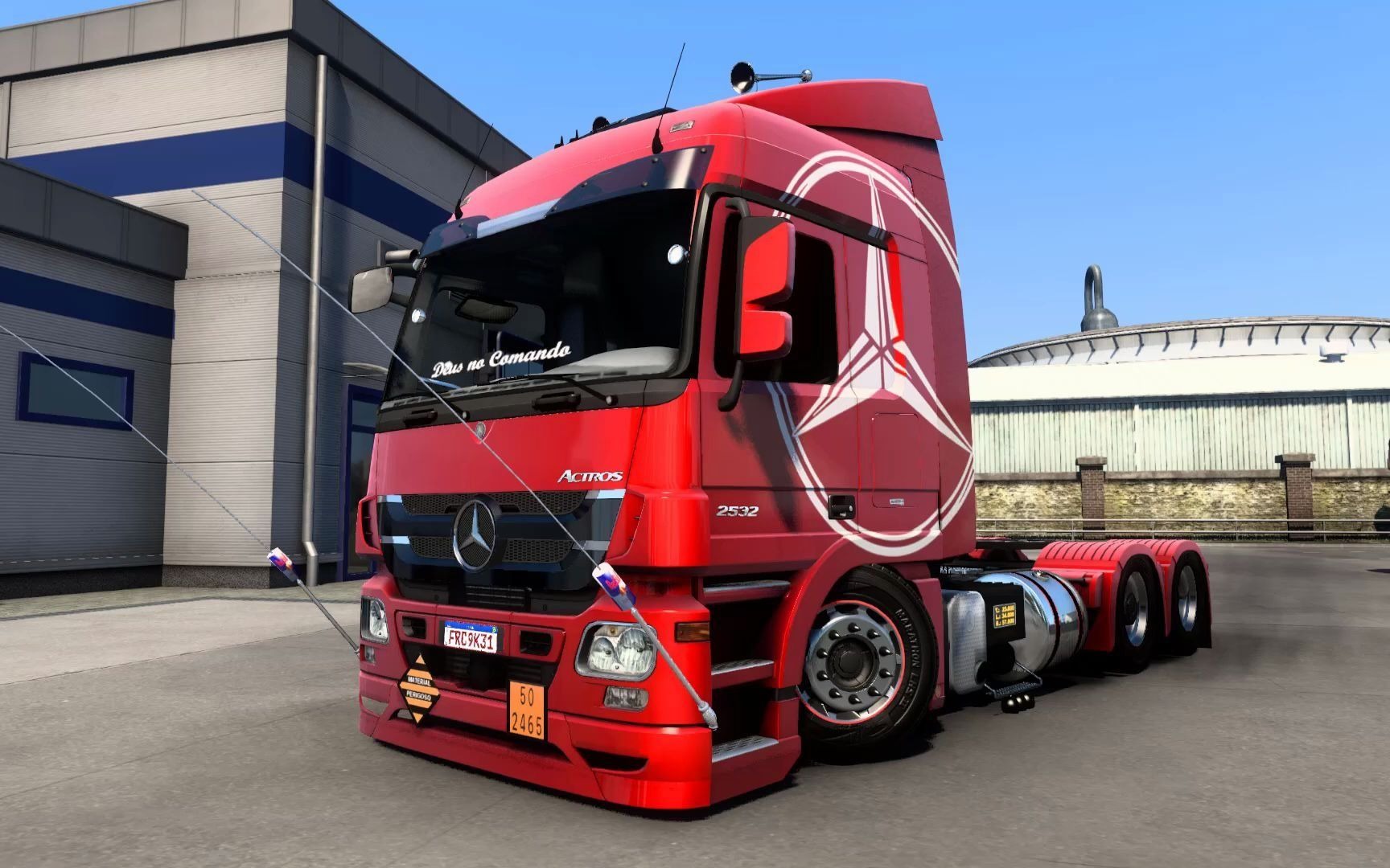欧卡2mod奔驰阿克托斯2009mercedezbensactros2009140ets2mod