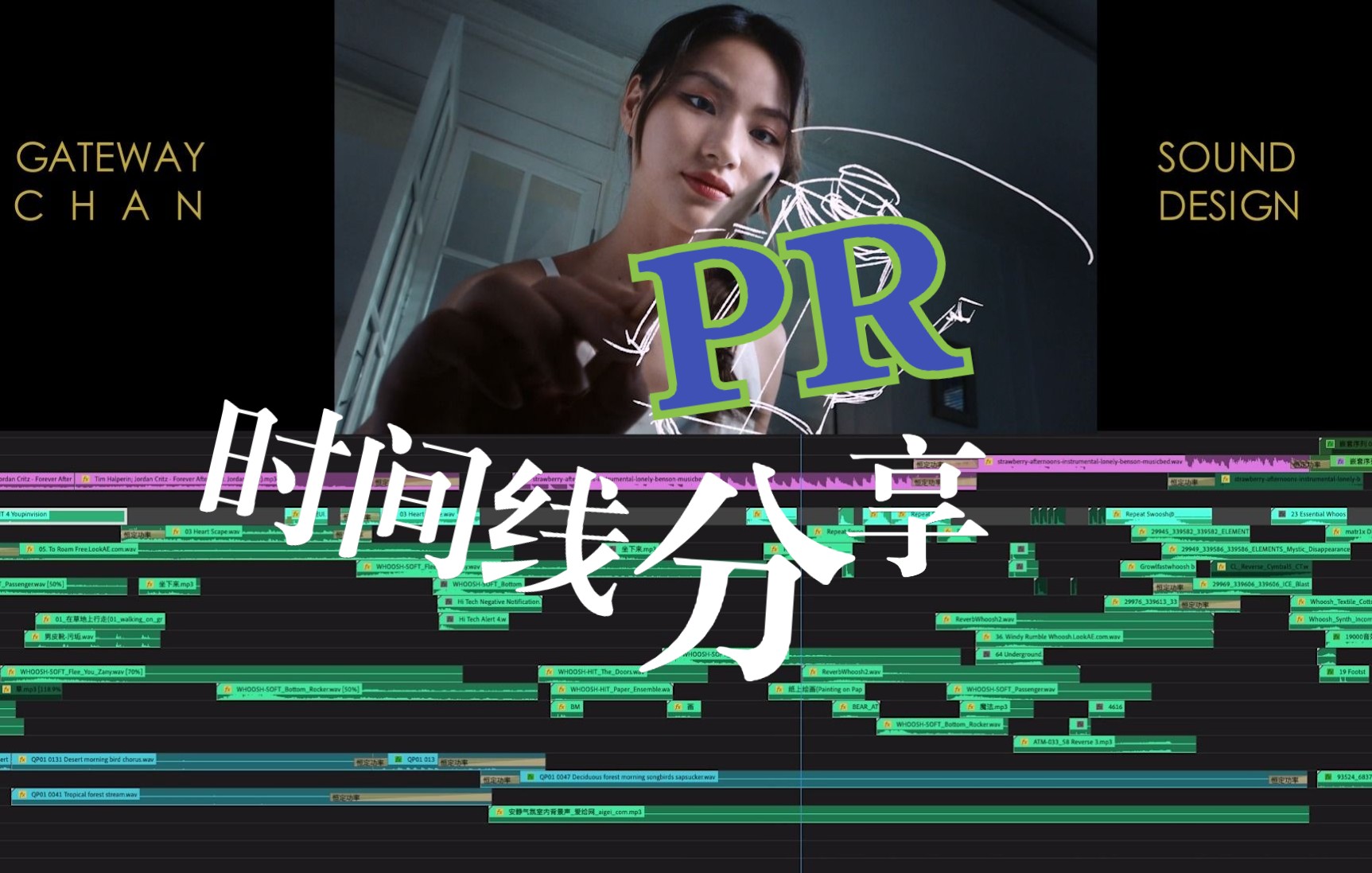 【Pr后期时间线分享】抖音美好生活家TVC|音效纯享版哔哩哔哩bilibili