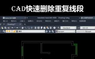 下载视频: CAD快速删除重复线段