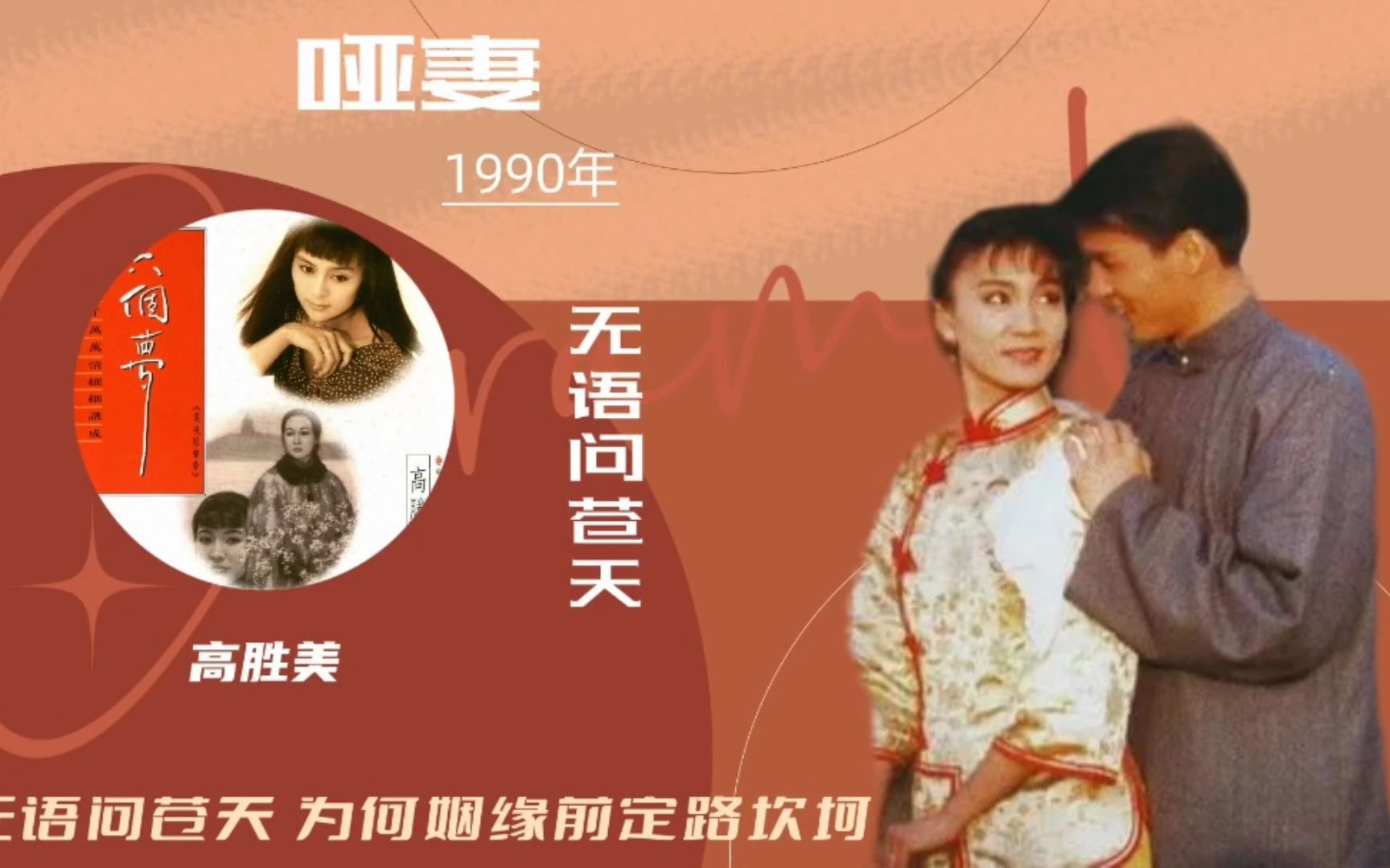 [图]左宏元大师作曲，琼瑶六个梦之哑妻片尾曲《无语问苍天》高胜美唱