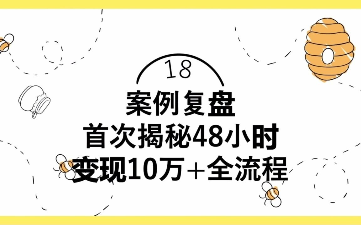 微信社群运营干货实战课案例复盘:揭秘48小时变现10万+全流程解析哔哩哔哩bilibili