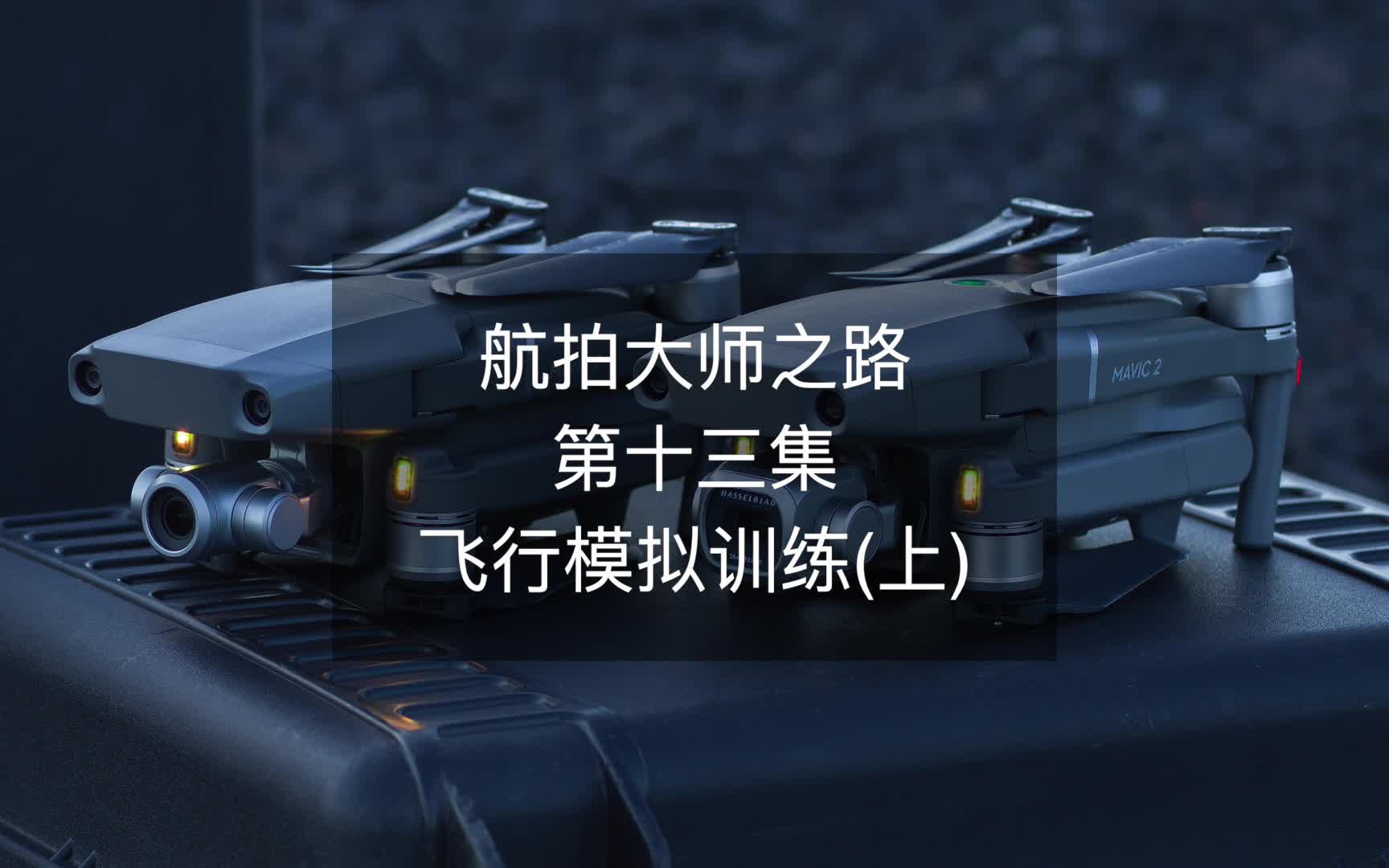 【航拍大师之路】13飞行模拟训练(上)-大疆mavic御教程 大疆上海1933