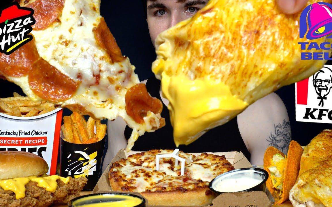 【magic mikey】芝士披萨,薯条,汉堡,塔克