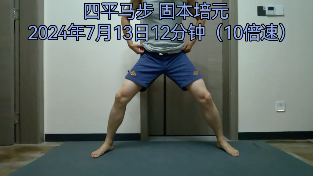 四平马步,高一点轻松太多2024年7月13日12分钟(10倍速)