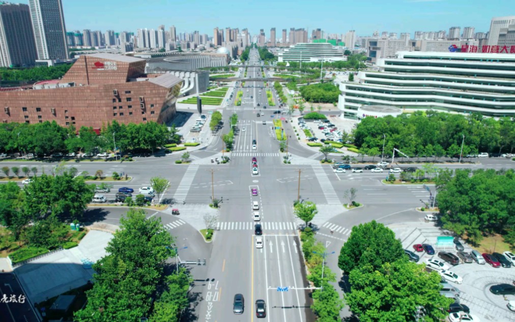 河南新乡人民东路美丽街景
