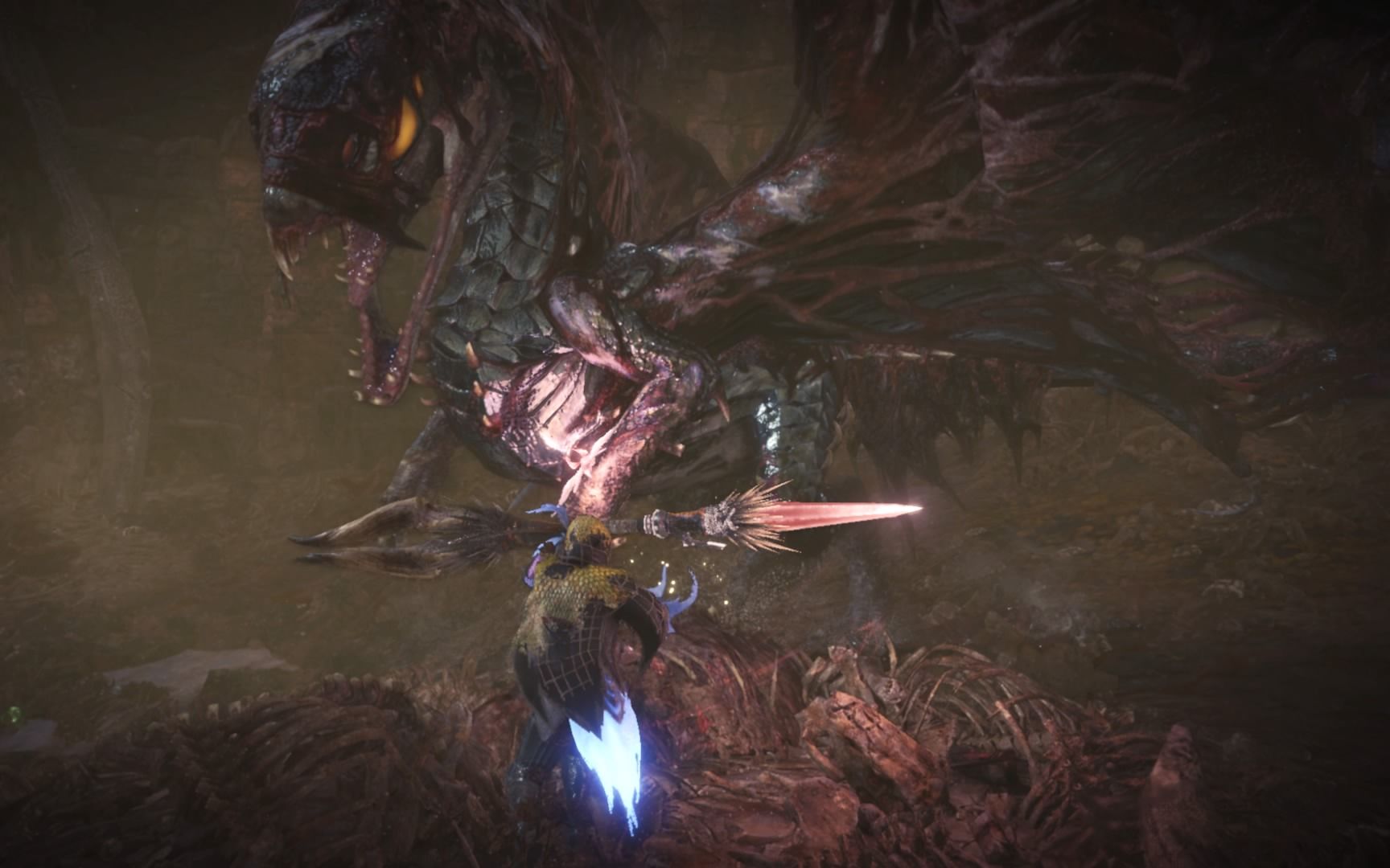 怪物猎人世界 操虫棍 厉战尸套龙