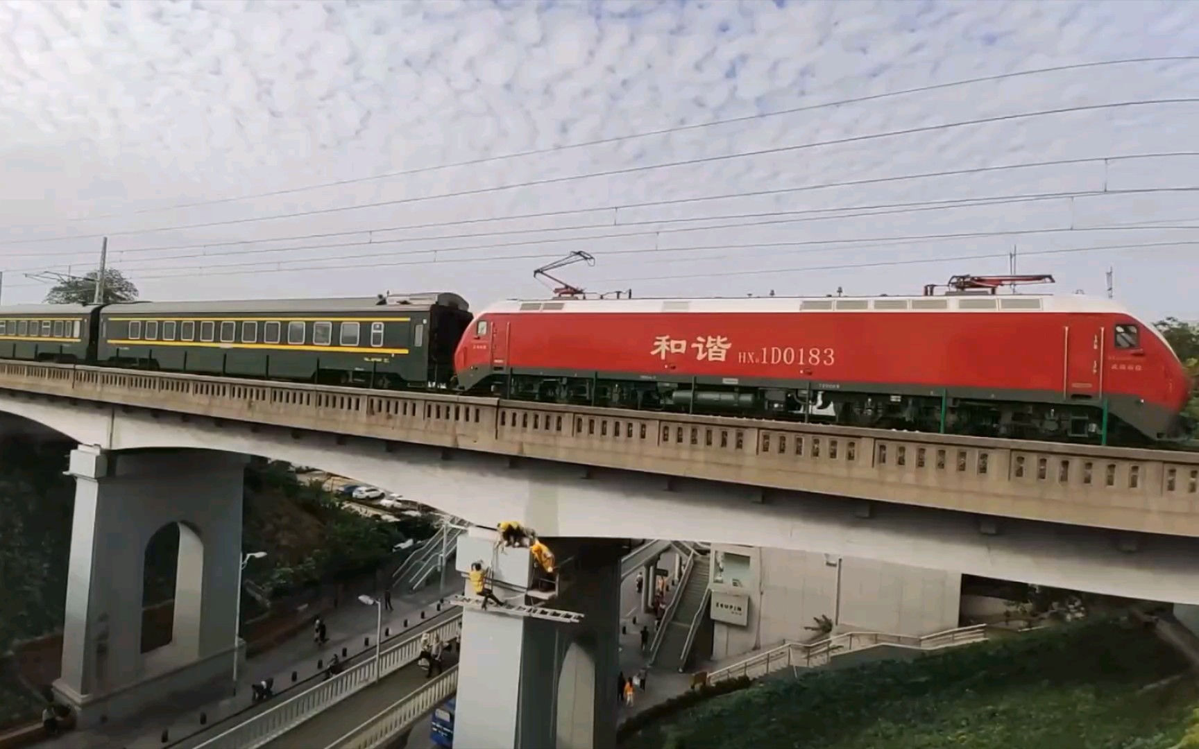 【拍车日常】『中国铁路』年末查漏补缺_2020年武汉行_司门口拍到z334