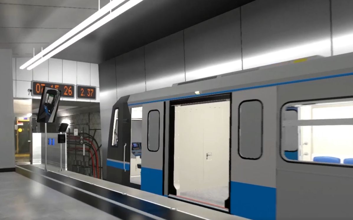 [图]试玩莫斯科地铁8A线 METRO SIMULATOR 2019