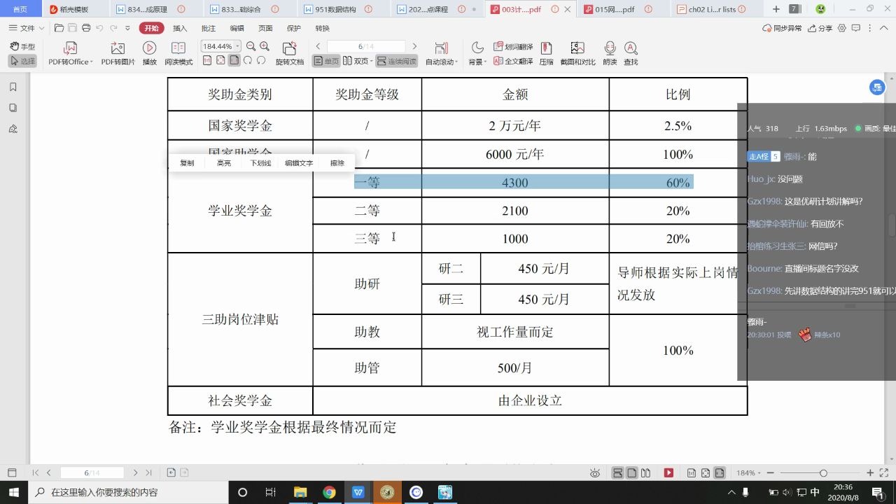 20200808西电计科院网信院划重点公开课哔哩哔哩bilibili