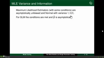 Video herunterladen: The Wald Statistic and Single Coefficient Testing