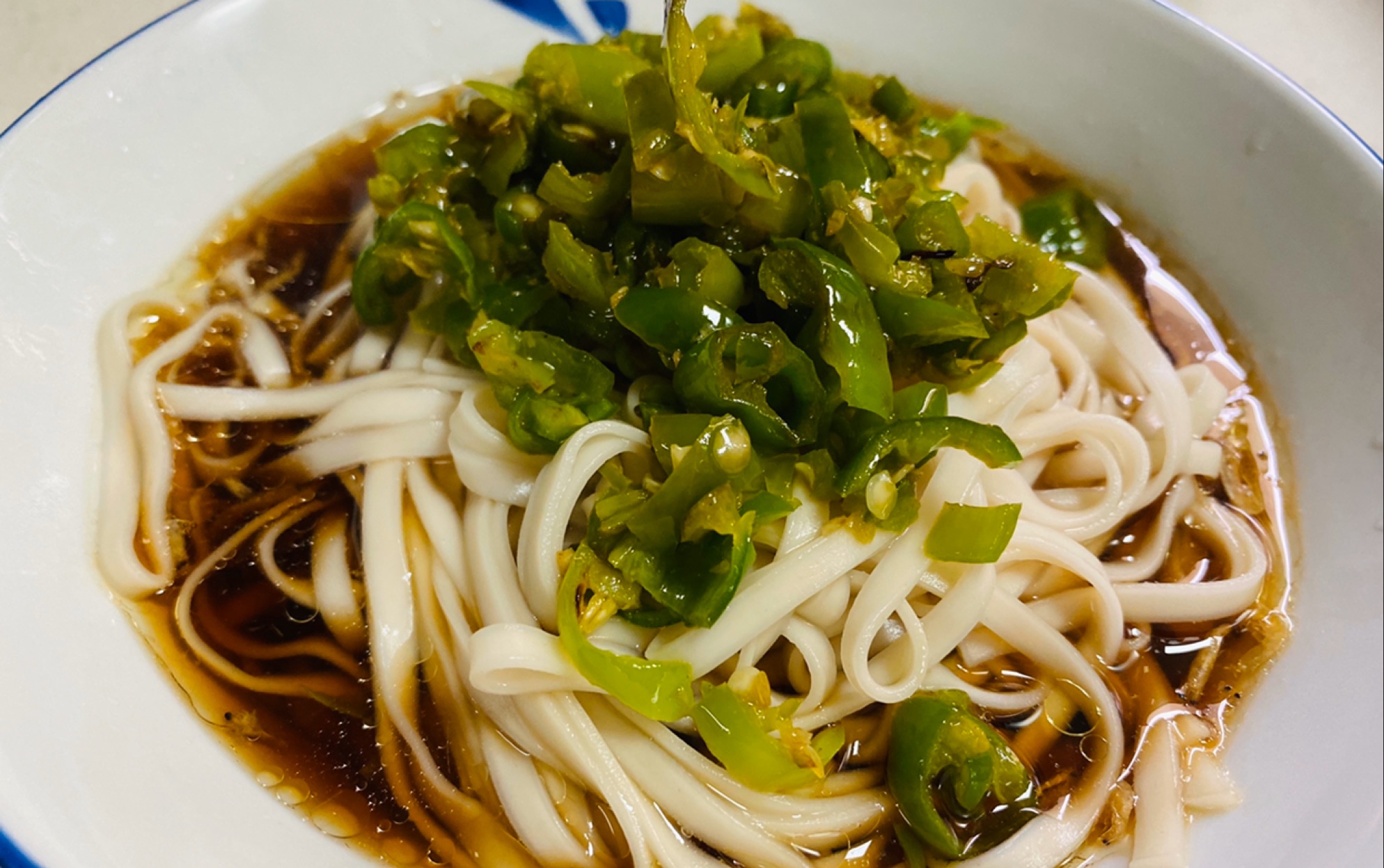 超级快手的青椒面.快捷,又管饱.