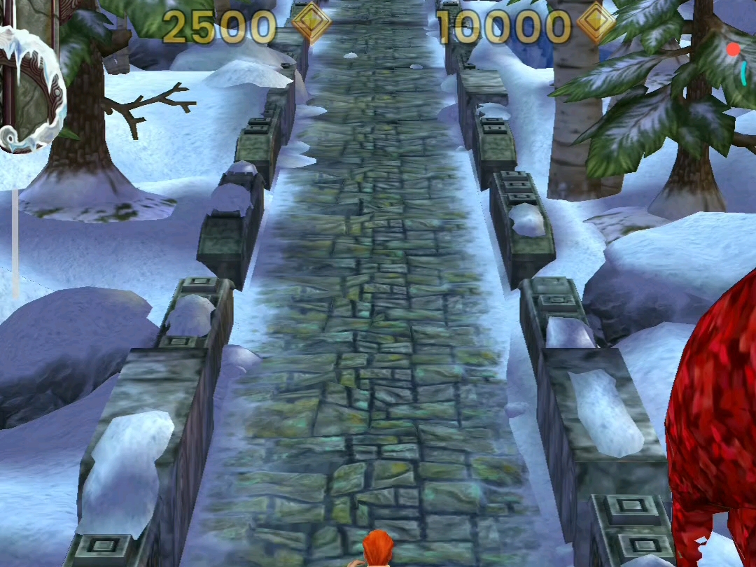 神庙逃亡:冰封地图