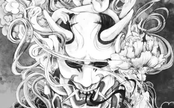 般若再美终究是鬼纹身图案手稿般若