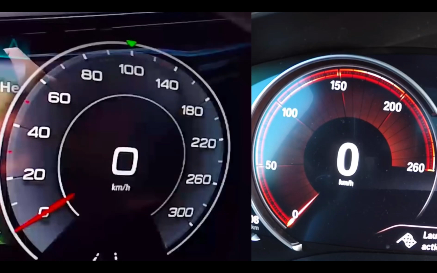 [图]Audi 奥迪 A7 3.0T vs BMW 宝马 640i 3.0T 加速对比