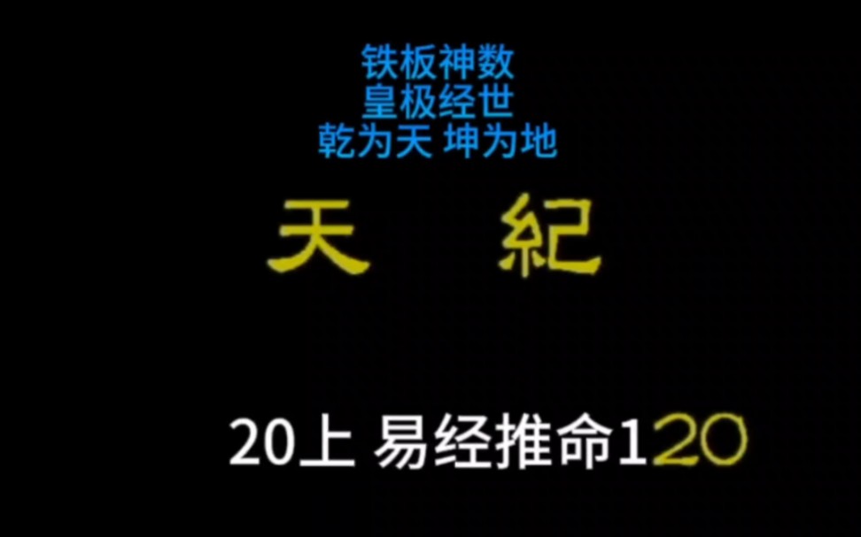 《天纪》倪海厦【精准字幕版 逐字手动校正 逐句配图】20上:易经推命1