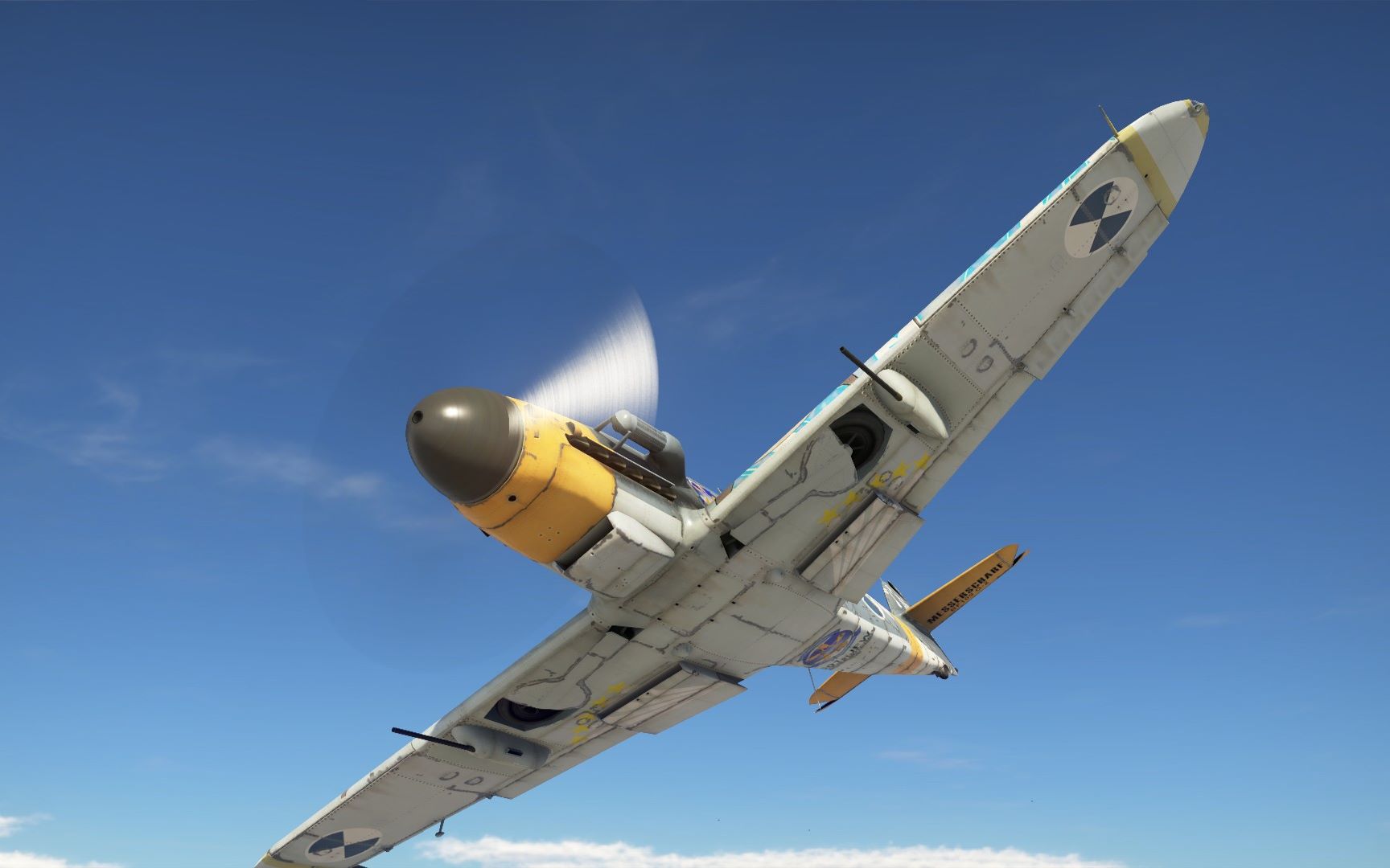 战争雷霆轴心快乐舱吊舱bf109g的欢乐日常