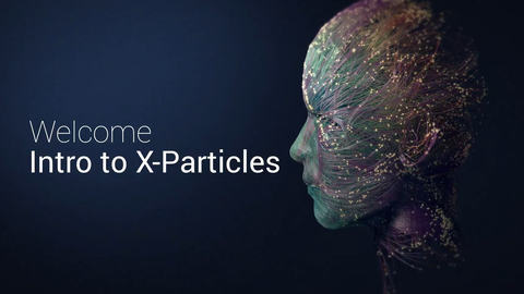 C4D教程：XP粒子创建艺术抽象图像-Intro to X-Particles: Creating 