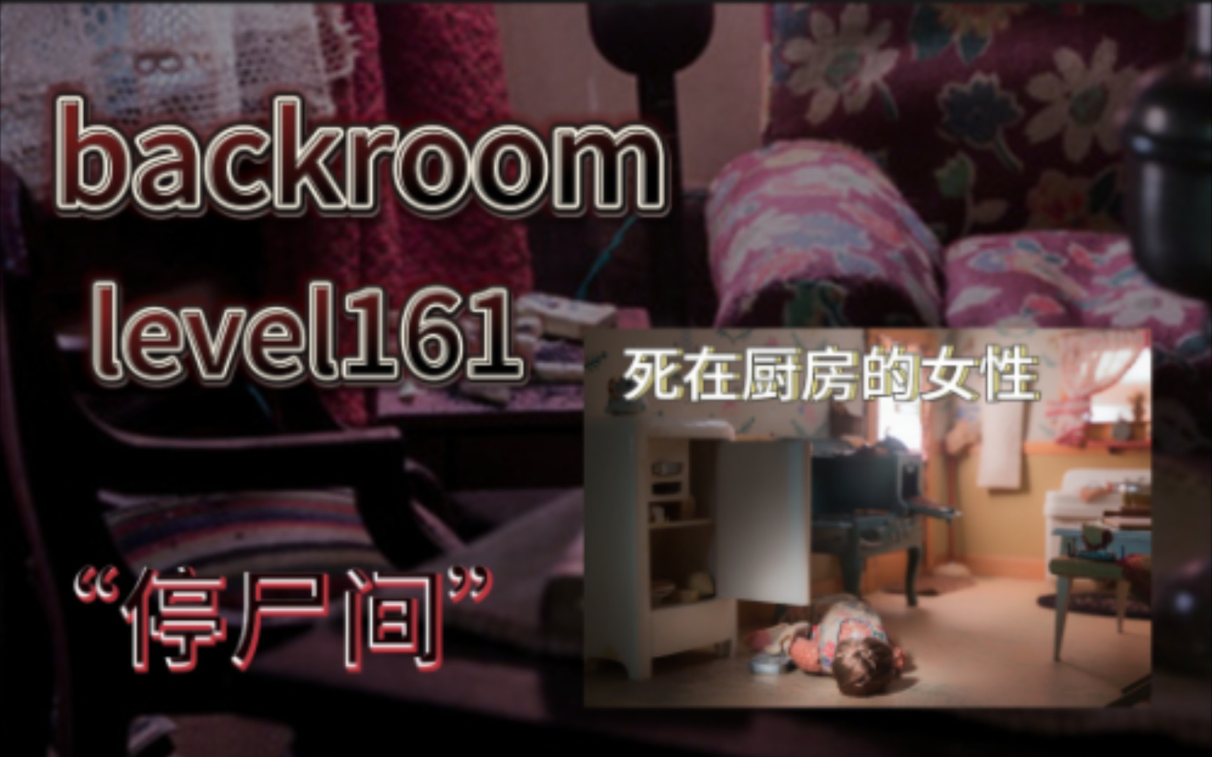 [图]【backroom】level161-“停尸间”各种尸体摆放在房间内，貌似等待着谁的救赎