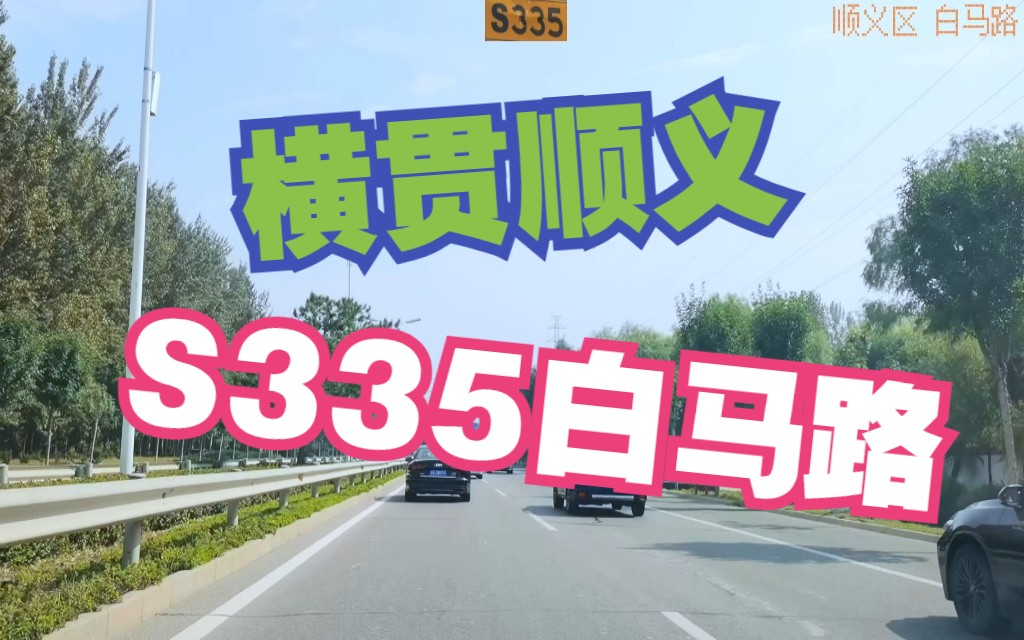 08年的奥运大道,最美乡村公路S335白马路自驾POV136哔哩哔哩bilibili