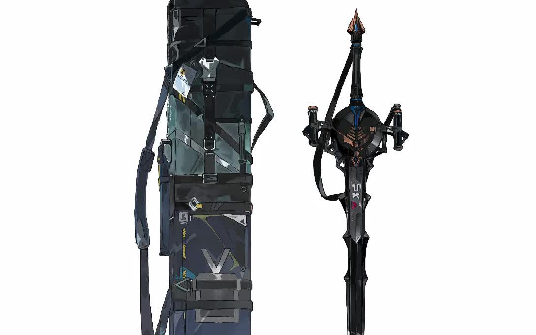 斯卡蒂武器临摹