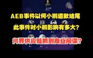 Descargar video: AEB事件以何小鹏道歉结尾，此事件对小鹏影响有多大？问界供应链抓到商业间谍？（孙少军直播切片加字幕）