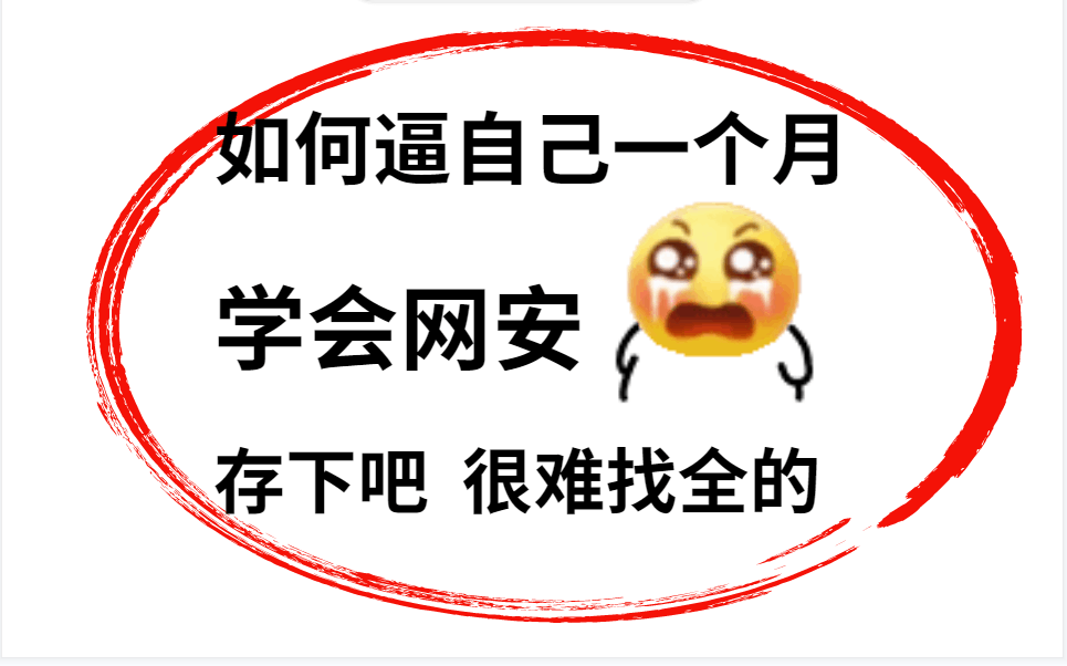 【暗网黑客技术】如何逼自己一个月学会网络安全,存下吧,很难找全的(网络安全、信息安全、web安全、渗透测试)学不会我退出安全圈!哔哩哔哩...